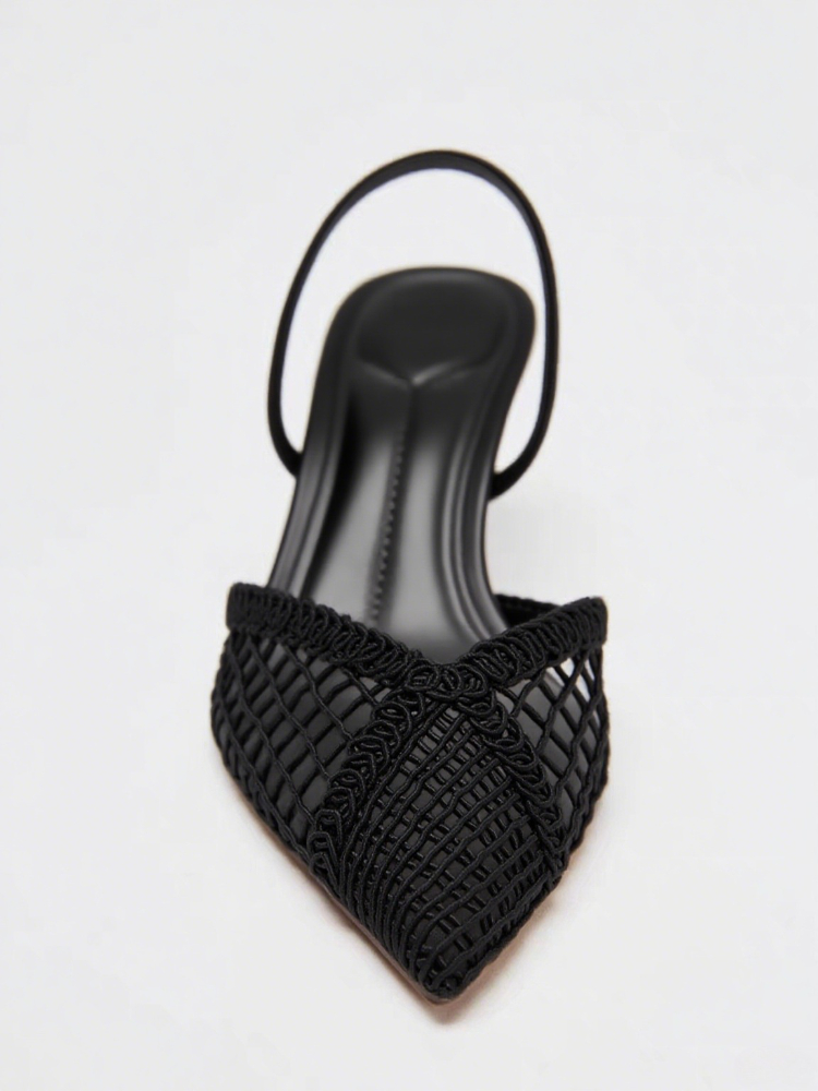 Mesh Woven Heeled Sandals Wome - Women Shoes Brand のレビューと価格