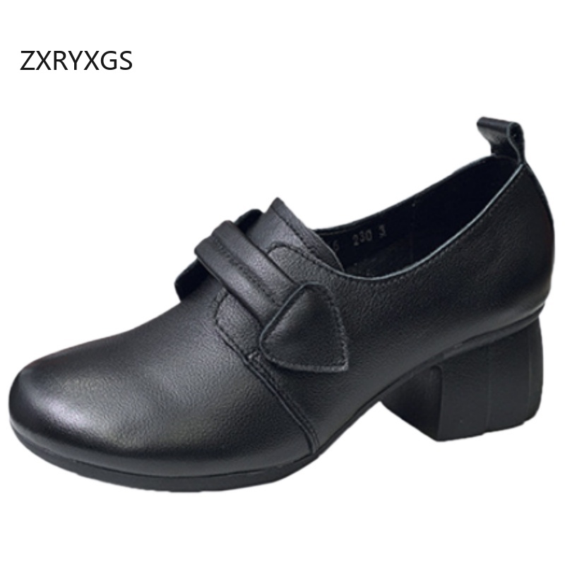 ZXRYXGS 2025 Autumn Real Cowhi - Women Shoes Size 4 In Cm のレビューと価格