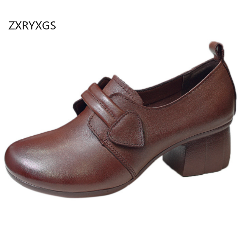 ZXRYXGS 2025 Autumn Real Cowhi - Women Shoes Size 4 In Cm のレビューと価格