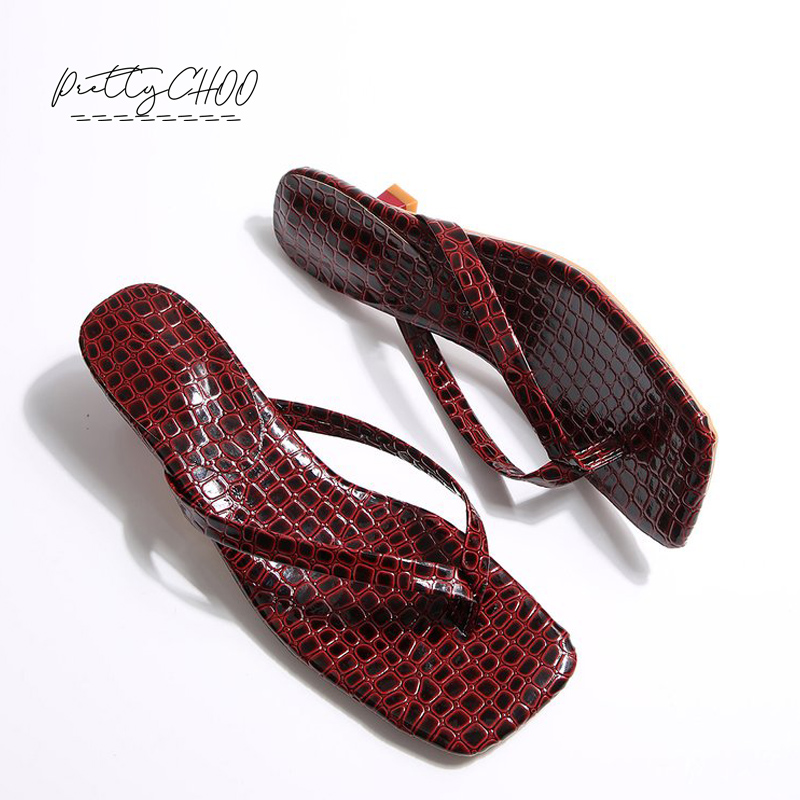Crocodile Print Kitten Heel Fl - Women Shoes Size To Men のレビューと価格